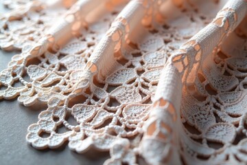 Geometric eyelet lace fabric swatch, refined lines , texture, design, texture background