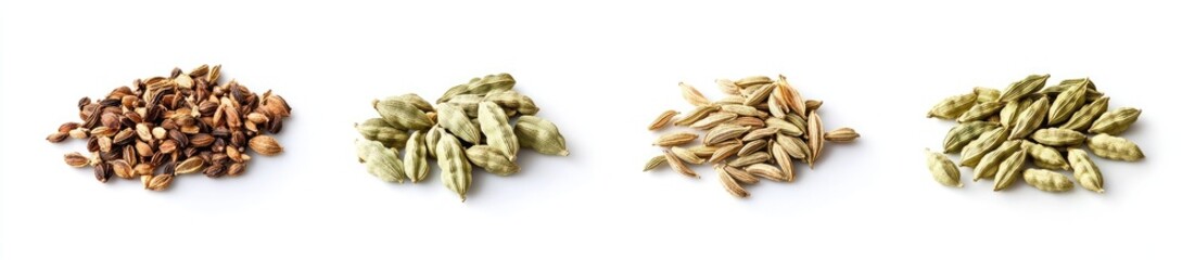 Assorted Dried Spices (4)