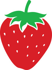 isolated lily strawberry Vector,strawberry Silhouette,raspberry icon  , strawberry symbol 