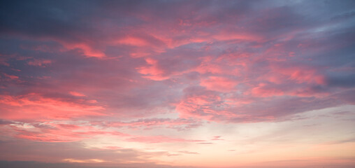 Pink Clouds at Sunset: Sky Beauty