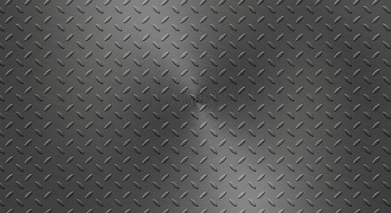 Dark Gray Metal Diamond Plate Texture Seamless Industrial Background