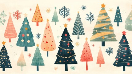 Festive Christmas Trees