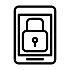a series of icons containing security controls, protection, passwords, security technology