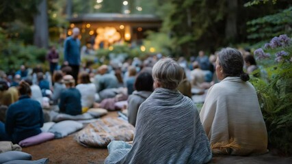 A serene outdoor retreat for holistic therapy and wellness practice