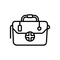 Icon of a doctorchest / first aid kit