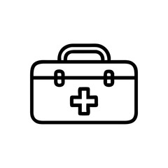 Icon of a doctorchest / first aid kit