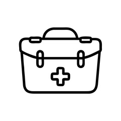 Icon of a doctorchest / first aid kit