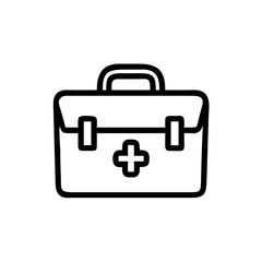 Icon of a doctorchest / first aid kit