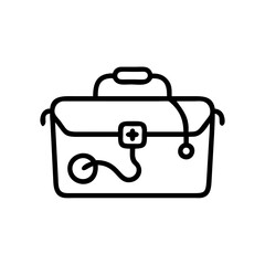 Icon of a doctorchest / first aid kit