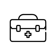 Icon of a doctorchest / first aid kit