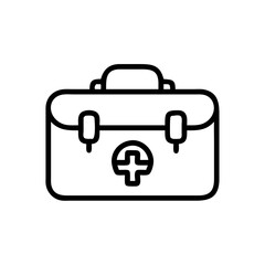 Icon of a doctorchest / first aid kit