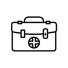 Icon of a doctorchest / first aid kit