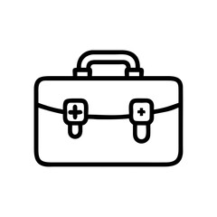 Icon of a doctorchest / first aid kit