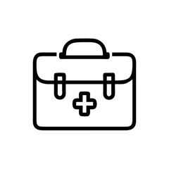 Icon of a doctorchest / first aid kit