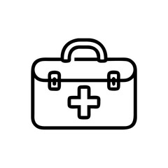 Icon of a doctorchest / first aid kit