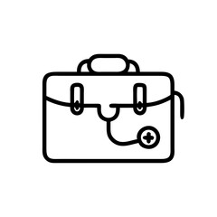 Icon of a doctorchest / first aid kit