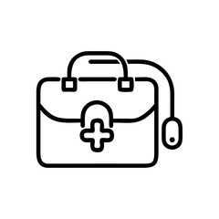 Icon of a doctorchest / first aid kit