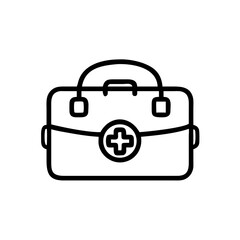 Icon of a doctorchest / first aid kit