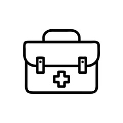 Icon of a doctorchest / first aid kit