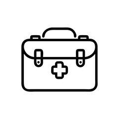 Icon of a doctorchest / first aid kit