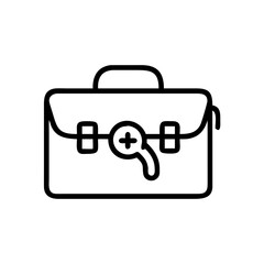 Icon of a doctorchest / first aid kit