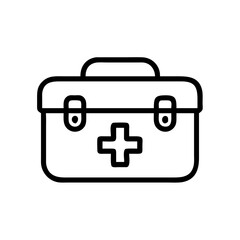Icon of a doctorchest / first aid kit