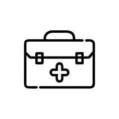Icon of a doctorchest / first aid kit