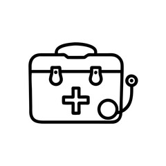 Icon of a doctorchest / first aid kit