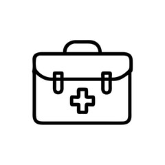 Icon of a doctorchest / first aid kit