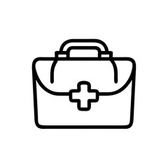Icon of a doctorchest / first aid kit