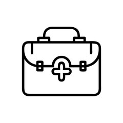 Icon of a doctorchest / first aid kit