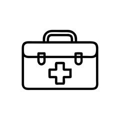 Icon of a doctorchest / first aid kit