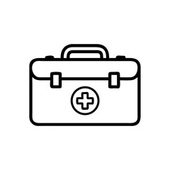 Icon of a doctorchest / first aid kit
