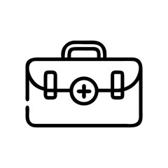 Icon of a doctorchest / first aid kit
