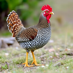 The Heath Hen (Tympanuchus cupido cupido) was a subspecies of the greater prairie chicken, native to the northeastern United States. Once abundant, it inhabited open grasslands and scrubby areas, thri