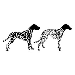 Dog Animal Mandala, Animal Silhouette