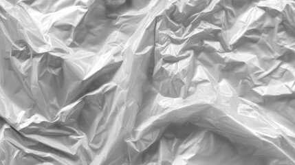 Obraz premium Abstract Wrinkled Plastic Texture: A Study in Light and Shadow