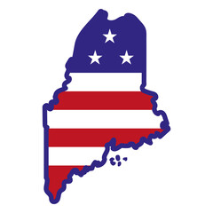 Maine color stroke states