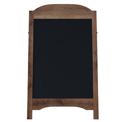 blank blackboard on white background