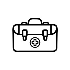 Icon of a doctorchest / first aid kit