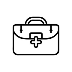 Icon of a doctorchest / first aid kit