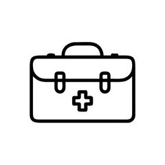 Icon of a doctorchest / first aid kit