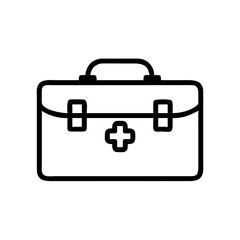 Icon of a doctorchest / first aid kit