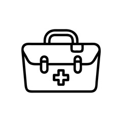 Icon of a doctorchest / first aid kit