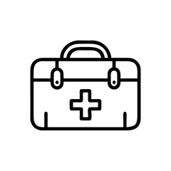 Icon of a doctorchest / first aid kit