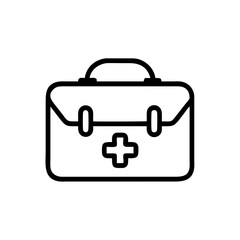 Icon of a doctorchest / first aid kit
