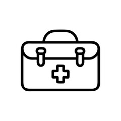 Icon of a doctorchest / first aid kit
