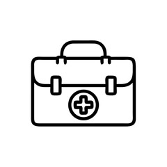 Icon of a doctorchest / first aid kit