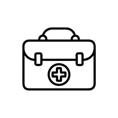 Icon of a doctorchest / first aid kit