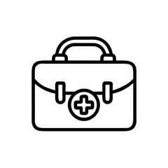 Icon of a doctorchest / first aid kit